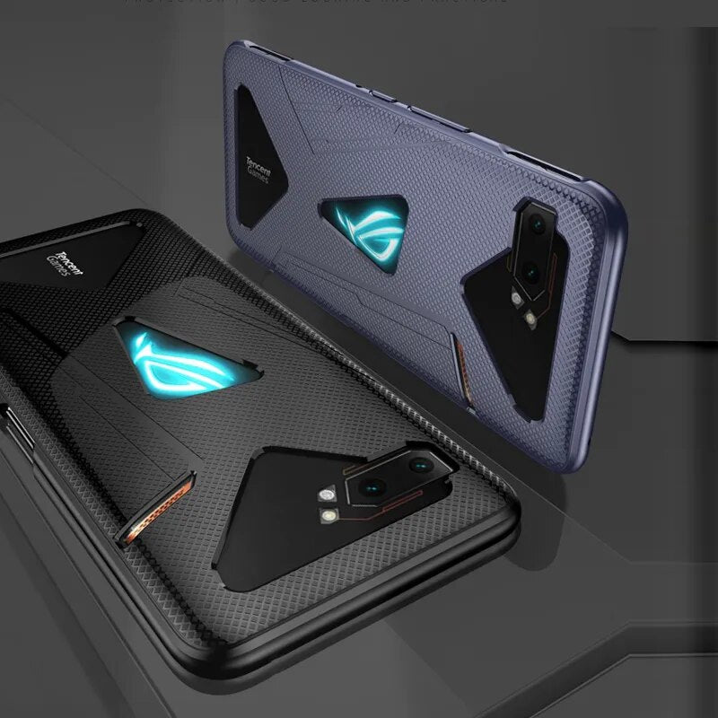 Deksel til Asus ROG Phone 7 6 5 Pro 5S 3 2 ZS660KL ROG3 Case Anti-fingerprint Shockproof Breathable Heat Soft Back Cover ROG II Funda