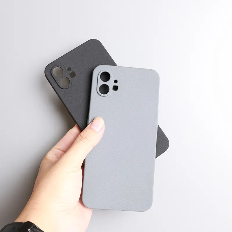 Deksel til Nothing Phone 2 1 Phone2 1 Case Sand Matte Soft Silicone Full Protect Anti-fall Antislip Anti-fingerprint Cover Shell Fundas