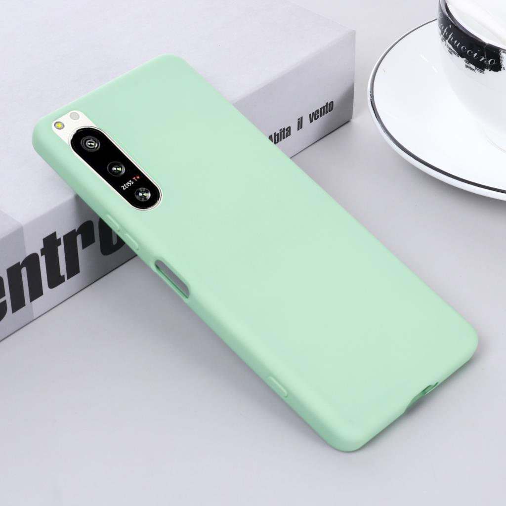 Deksel til Sony Xperia 5 IV Case Liquid Silicone Lanyard Phone Case For Xperia 10 1 IV ACE 10 5 1 III Soft Gel Rubber Cover Sony5 Funda