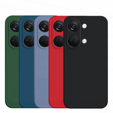Deksel til OnePlus Nord 3 5G Case OnePlus Nord 3 5G Cover Original TPU Shockproof Liquid Silicone Phone Back Cover For OnePlus Nord 3