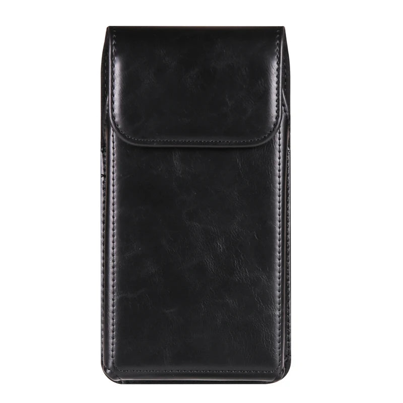 Deksel til iPhone 16 15 14 13 12 Pro Max XR universell magnetisk belteveske med klips