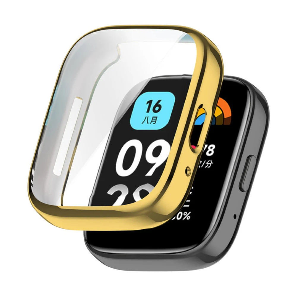 Deksel til Xiaomi Redmi Watch 3 / 4 mykt TPU-deksel med skjermbeskytter