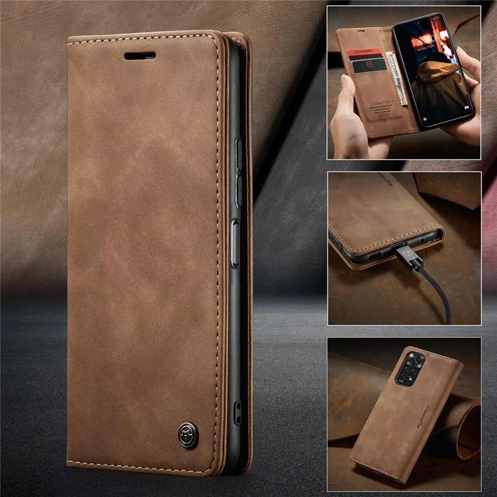 Deksel til Xiaomi Mi 9T 10T 11T 12T Pro Lite 5G Redmi Note 8 9s 10 11 11S 12 Pro Wallet Flip deksel Poco X5 F3 M3 Pro