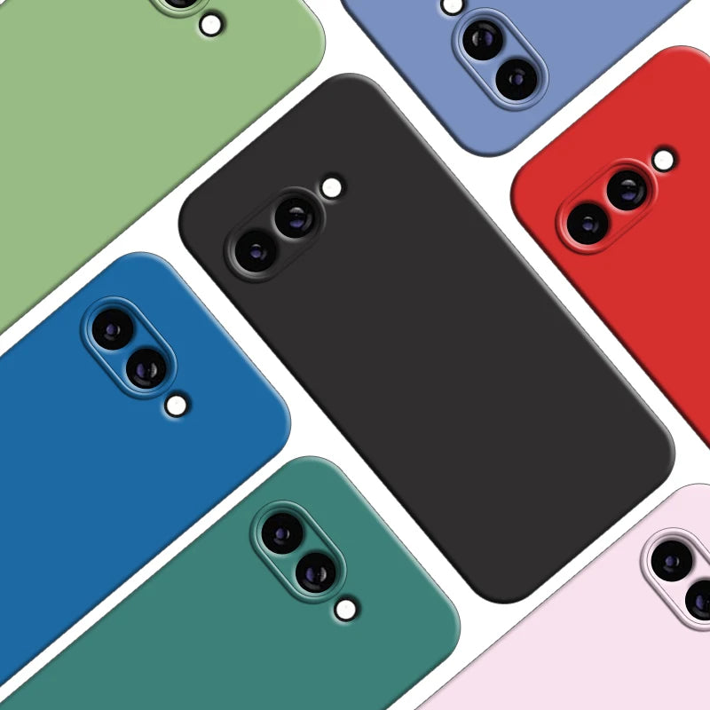 Deksel til Google Pixel 9a Case For Google Pixel 9a Cover 6.3 inch Original Liquid Silicone Rubber Shockproof Bumper Google Pixel 9a