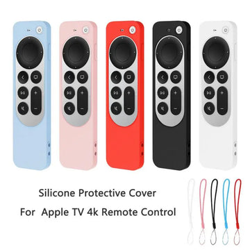 Deksel til Apple TV 4K (2023) silikondeksel til fjernkontroll