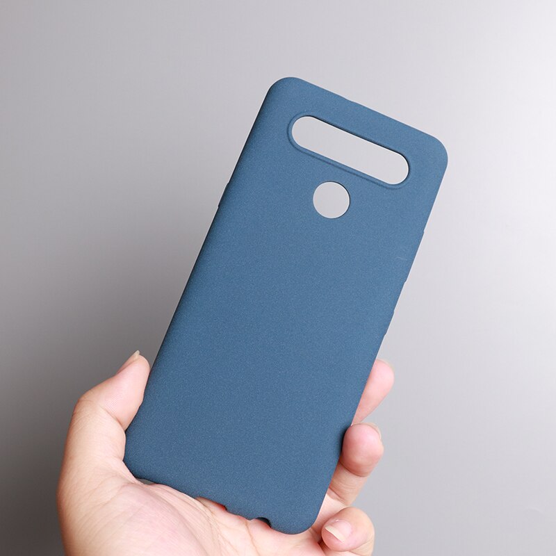 Deksel til LG G6 G8S ThinQ K51S K41S Stylo 7 6 G8X G8S G7 V60 V50 Velvet Case Sand Matte Soft Silicon Full Protect Antislip Cover Shell