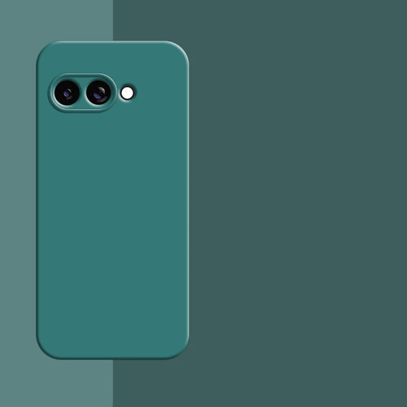 Deksel til Google Pixel 9a Case For Google Pixel 9a Cover 6.3 inch Original Liquid Silicone Rubber Shockproof Bumper Google Pixel 9a