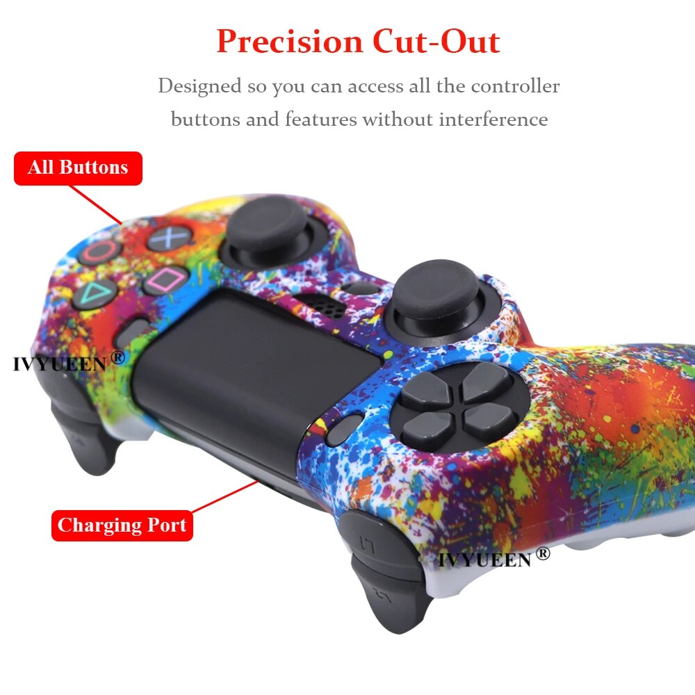 Deksel til Sony Dualshock 4 PS4 DS4 Pro Slim Controller Thumb Grips Joystick Caps