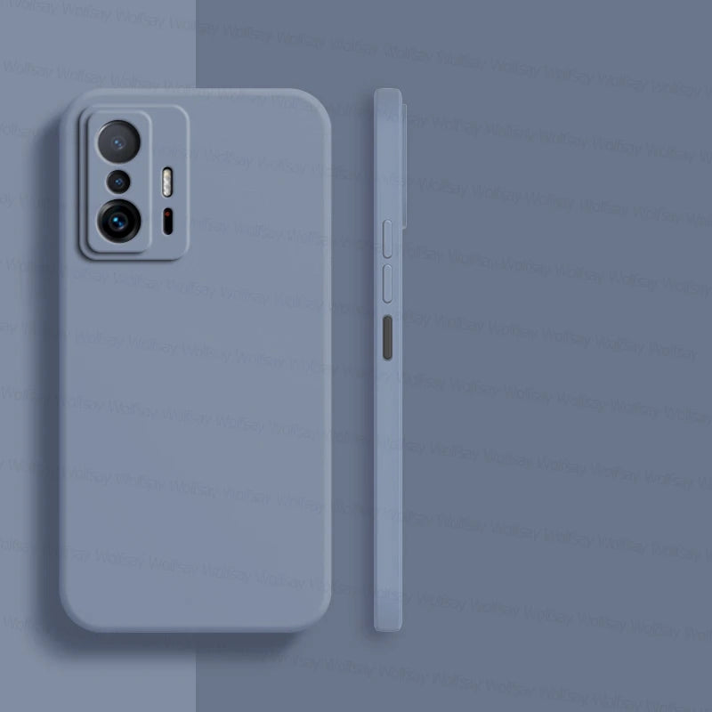 Deksel til Xiaomi 11T Pro deksel Xiaomi 11T 12T 13T Pro 5G deksel Shockproof Luxury Liquid Silicone TPU baksidedeksel Xiaomi 11T Pro