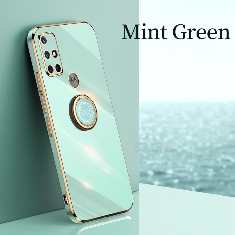 Deksel til Motorola Moto G60 G50 G30 G20 G10 G22 G52 E20 Edge 20 G8 G9 E7 Power Play Plus Plating Silicone Cover