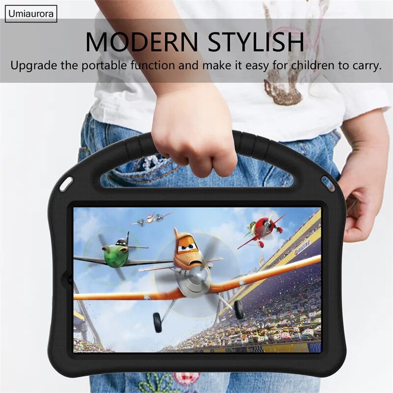 Deksel til TCL Tab 8 8.0 inch 2022 9032 9132G 9132X Case Kids Shockproof EVA Cover For Tcl Tab 8 LE 2023 Hand-held Tablet Stand Shell