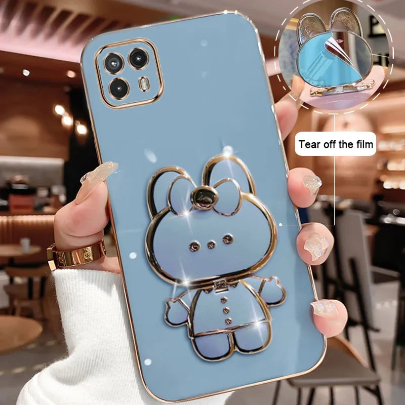 Deksel til Motorola Moto G73 G60 G53 G52 G50 G42 G30 G23 G22 G20 G10 G9 G8 E20 E7 E6s Plating Makeup Mirror Case Cover