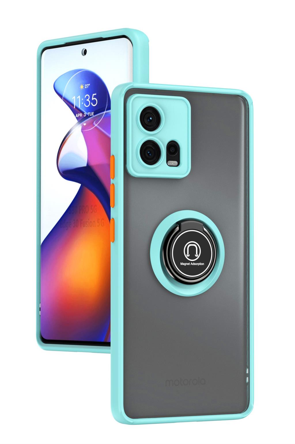 Deksel til Motorola Edge 30 Fusion Vehicle Magnetic Case Moto Edge 30 Neo/Edge 30 40 Pro/Edge 30 Ultra
