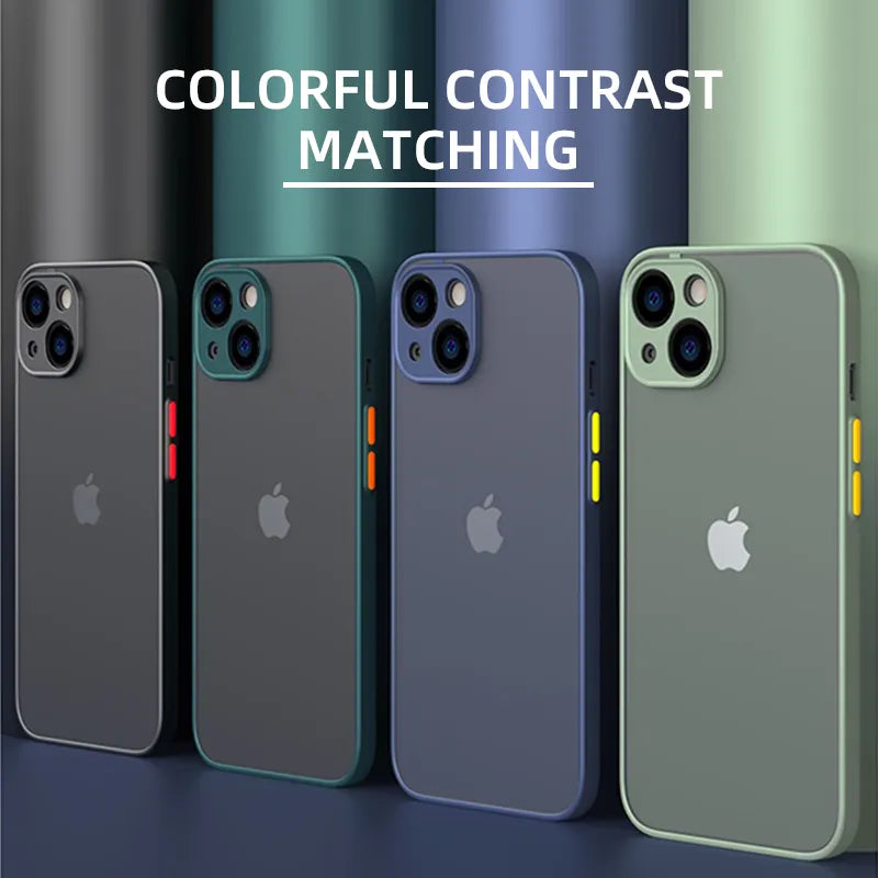 Deksel til iPhone 13 12 11 14 Pro Max Mini Luxury Soft Silicone Støtsikkert deksel for IPhone X XS Max XR 15 7 8 Plus SE