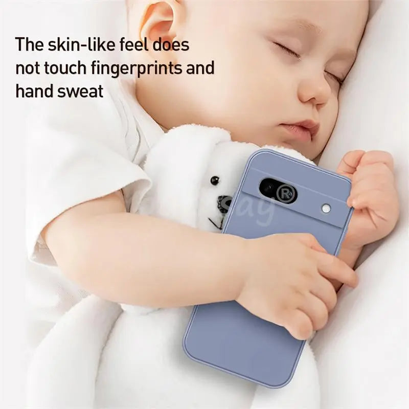 Deksel til Google Pixel 7A Case Pixel 7A 6 Pro 6A 7 Cover Liquid Silicone TPU Soft Capa Protector For Google Pixel 7A Case Rubber