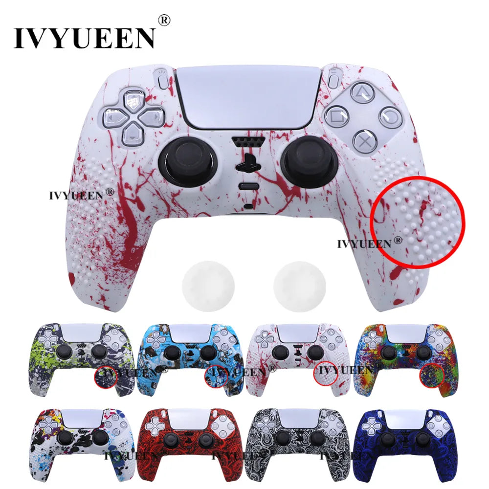 Deksel til PlayStation 5 PS5 Controller Silicone Case for Dualsense Grip Caps