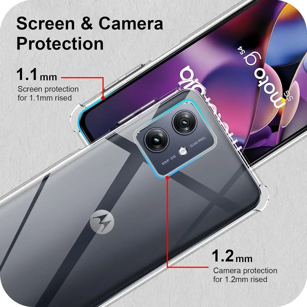 Deksel til Motorola Moto G54 5G Slim Fit Plastic TPU Protective Silicone Cover Phone Cases for Moto G22 G32 G42 G52 G72 G84 5G G14