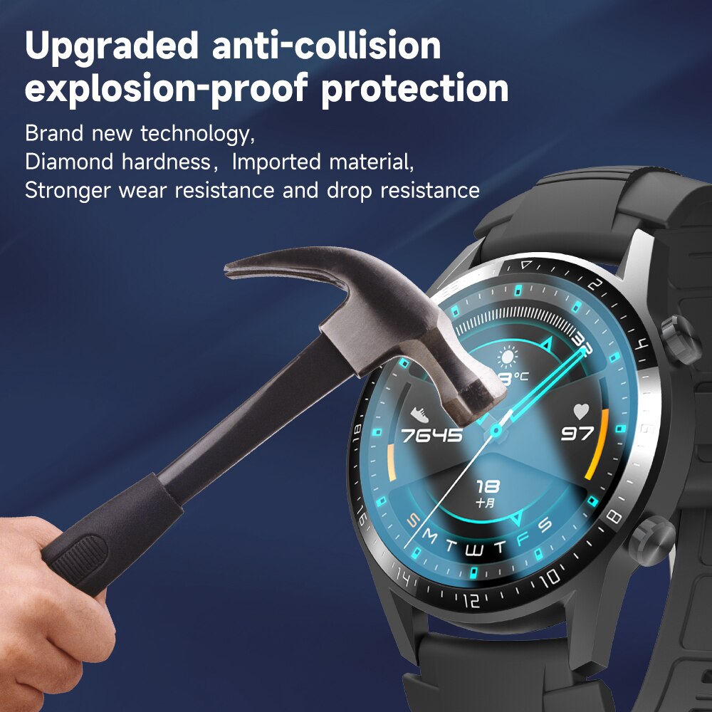 Deksel til Huawei Watch 3 Pro GT 2 GT3 Honor Magic 2 46mm GT2e Screen Protector GT2 Pro Case