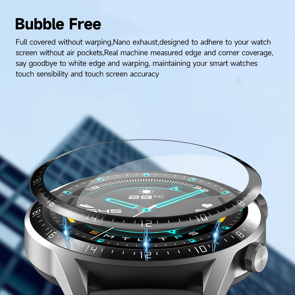 Deksel til Huawei Watch 3 Pro GT 2 GT3 Honor Magic 2 46mm GT2e Screen Protector GT2 Pro Case