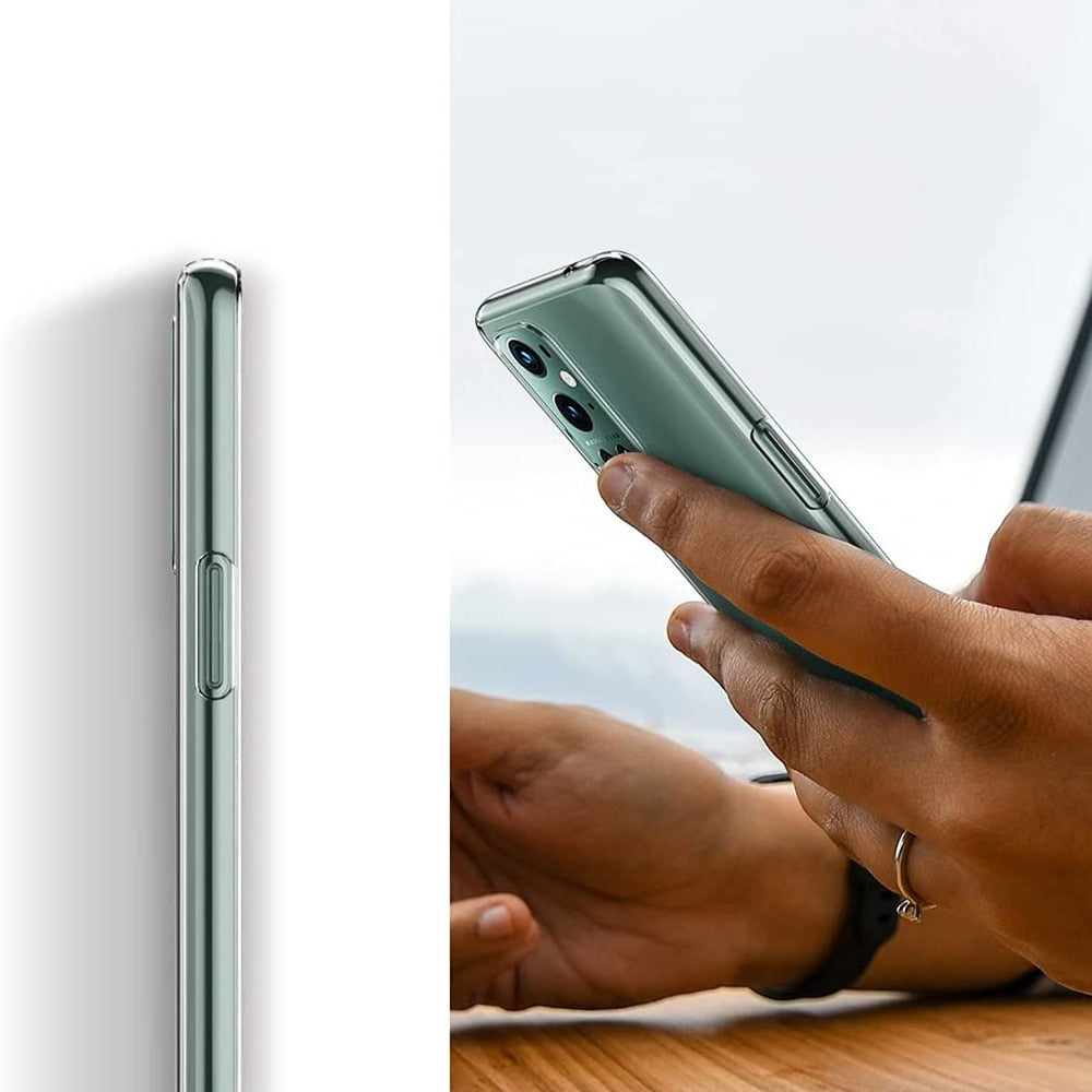 Deksel til Oneplus 9 8 7 8T 7T Pro 9R Soft Full Cover Back Shell For 1+ 9 8 7 Plus Funda Coque TPU