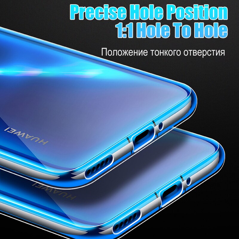 Deksel til Huawei P40 P30 P20 Lite Nova 8 7 Pro 6 5 5T Soft Back Cover Case For P Smart 2021 2020 2019