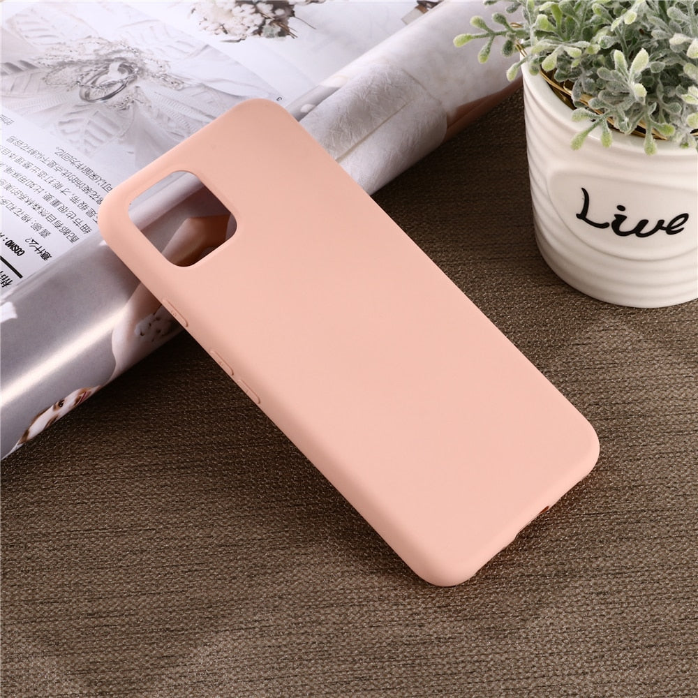 Deksel til Google Pixel 4 A XL Liquid Silicone Protective Cover Google Pixel 4 4A 4G 5A 5G 4XL 5 5XL 6 7 Silky Soft Cover