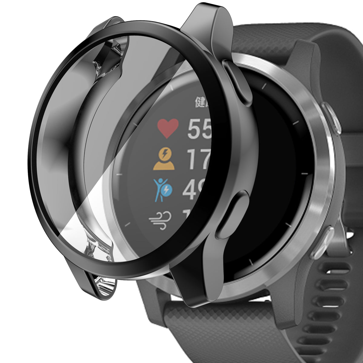 Deksel til Garmin Venu 2 Plus og Vivoactive 4 / 4S