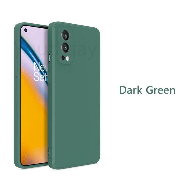 Deksel til Oneplus Nord 2 Case Oneplus Nord CE 2 Lite 9 10 Pro Cover Funda Original Liquid Silicone Soft Phone Bumper Oneplus Nord 2