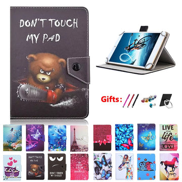 Deksel til Alcatel ONETOUCH ONE TOUCH Pixi 3/3T 1T 10 8082/POP 4/A3 4G 10.1 Inch Tablet Case + gifts