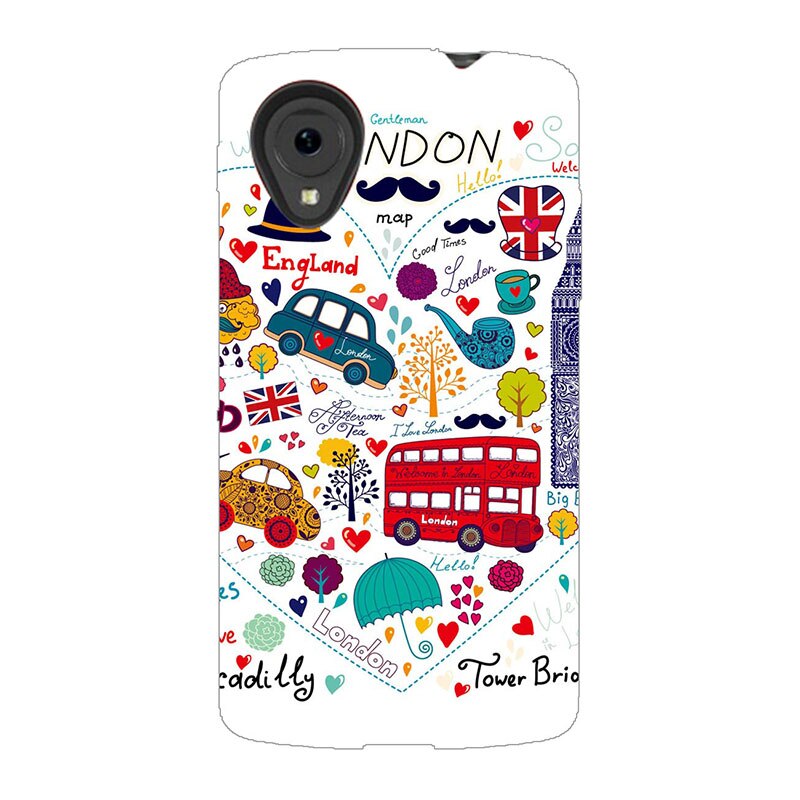 Deksel til for LG Google Nexus 5 D821 D820 Cover Silicone Soft TPU Protective Phone Cases Coque