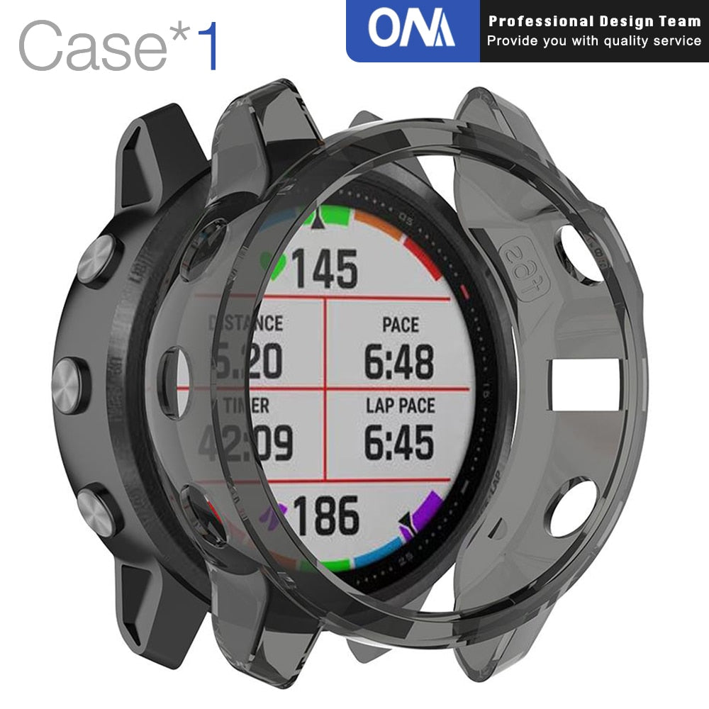 Deksel til Garmin Fenix 7 og Fenix 6 med herdet glass
