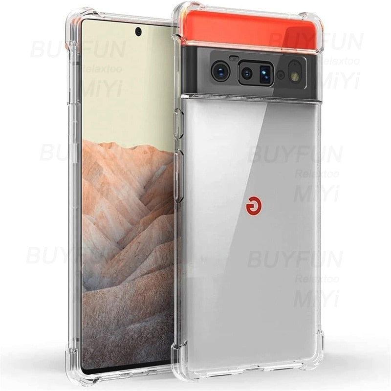Deksel til Google pixel 6 pro 6a goo gle googe pixel6 pixel6pro pixel6a soft silicone protect case