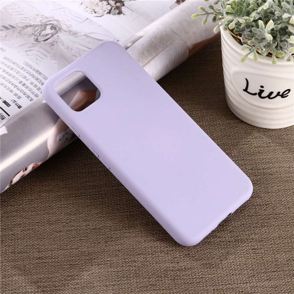 Deksel til Google Pixel 4 A XL Liquid Silicone Protective Cover Google Pixel 4 4A 4G 5A 5G 4XL 5 5XL 6 7 Silky Soft Cover