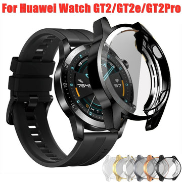 Deksel til Huawei watch GT 2e GT 2 46mm band Watch GT3 46 mm/GT2e/GT3 Pro soft All-Around Screen Protector cover bumper Cases