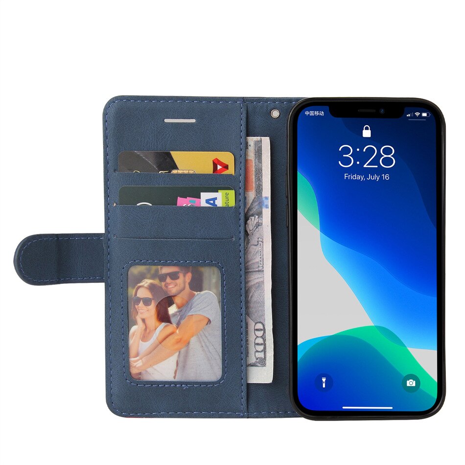 Deksel til LG G9 Velvet 2 Pro Ve2P K40 K41S K51S K40S K50 Q60 K51 K61 Q61 Q630 K42 Stylo 7 6 Card Storage Cases P06G