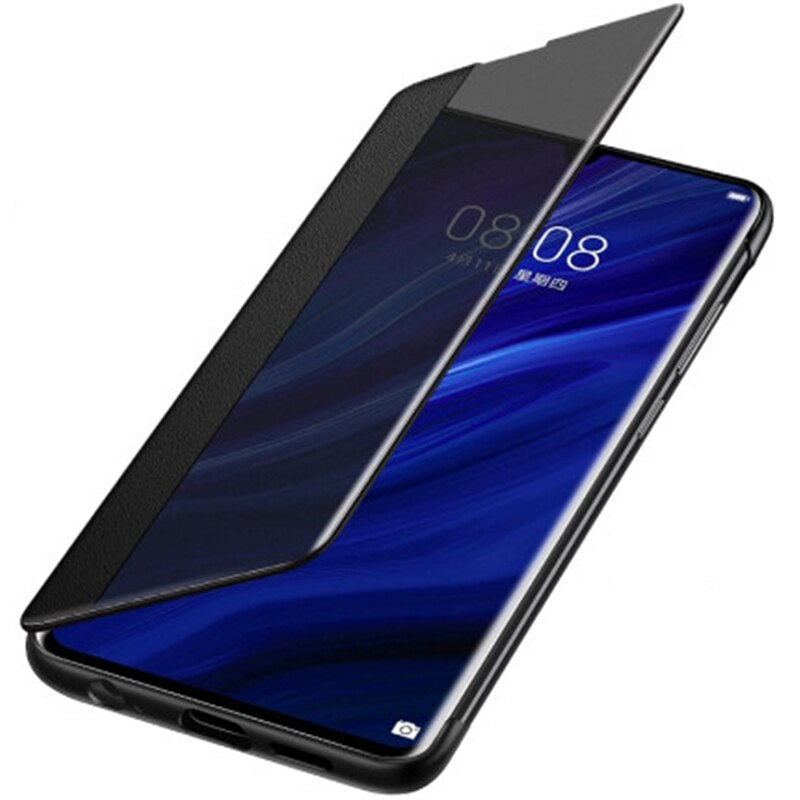 Deksel til Huawei P30 P40 P50 P20 Pro P10 Plus Mate 10 20 30 40 Pro Lite Case Auto Sleep Ultra Thin