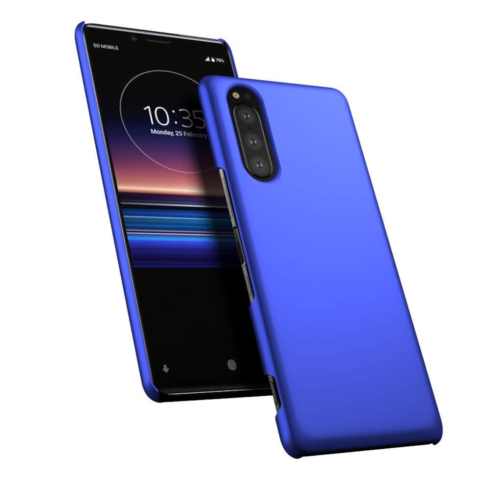 Deksel til Sony Xperia 5 Hard PC Back Phone Cover for Sony Xperia 5 Matte Candy Color J8210 J8270 J9210