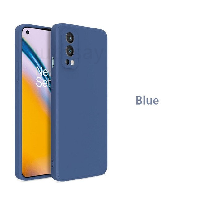 Deksel til Oneplus Nord 2 Case Oneplus Nord CE 2 Lite 9 10 Pro Cover Funda Original Liquid Silicone Soft Phone Bumper Oneplus Nord 2
