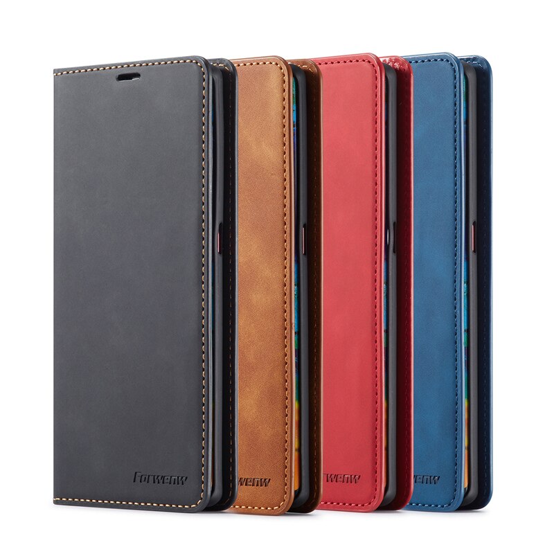 Deksel til Huawei P40 Mate 30 20 P30 P20 Pro Lite P Smart Plus 2020 2019 Honor10lite Wallet Card Flip Phone Cover