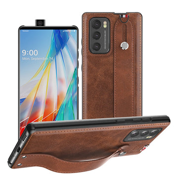 Deksel til LG Wing Luxury Leather Phone Cover Shell Full Protection Coque for LG Wing Phone Accessories