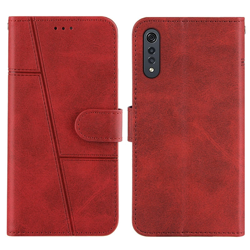 Deksel til LG Velvet Case Flip Wallet Book Cover For LG Velvet 5G Phone Case on for LG Velvet LM-G900N LM-G910 Protective Cases Coque