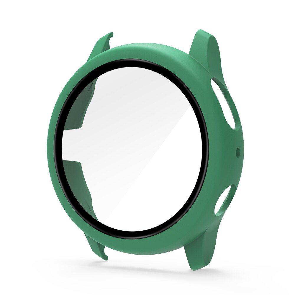 Deksel til Samsung Galaxy Watch Active 2 44mm 40mm Full Coverage Bumper with Tempered Glass Beskyttelsesdeksel Skjermbeskytter