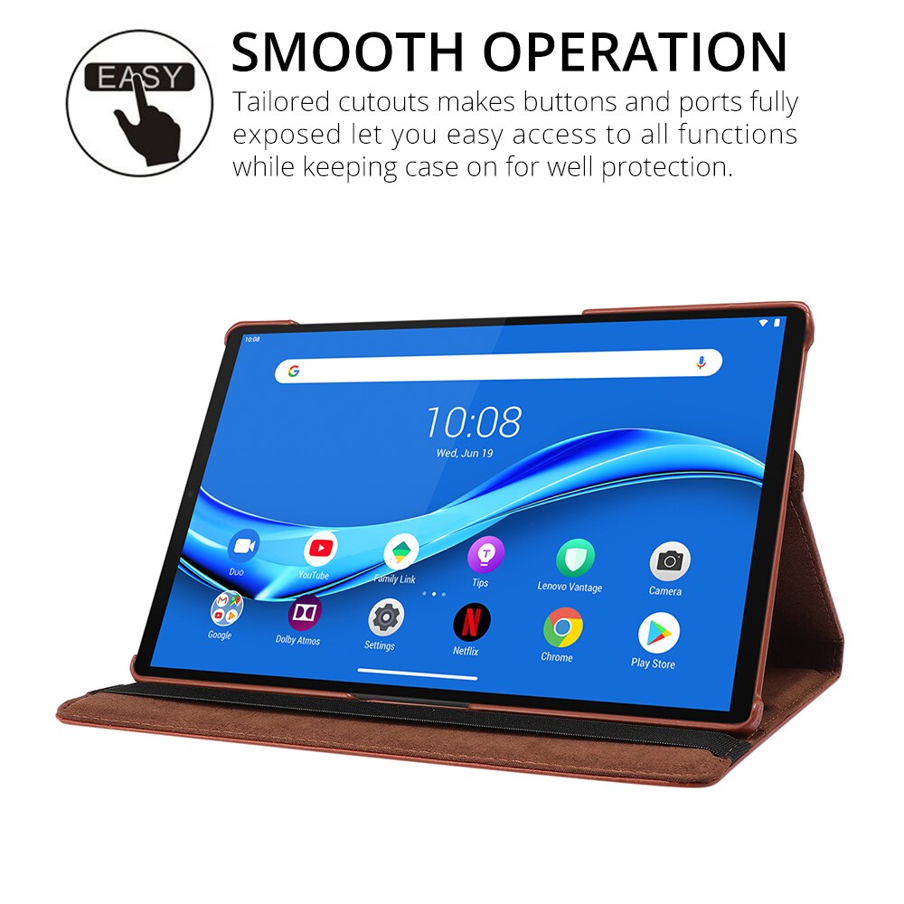 Deksel til Lenovo Tab M10 Plus 10.6 10.3 3rd 2nd Gen 10.1 TB-X606 X306 X605F M8 8505F P11 Pro J606 J607 J706 Tablet Cover