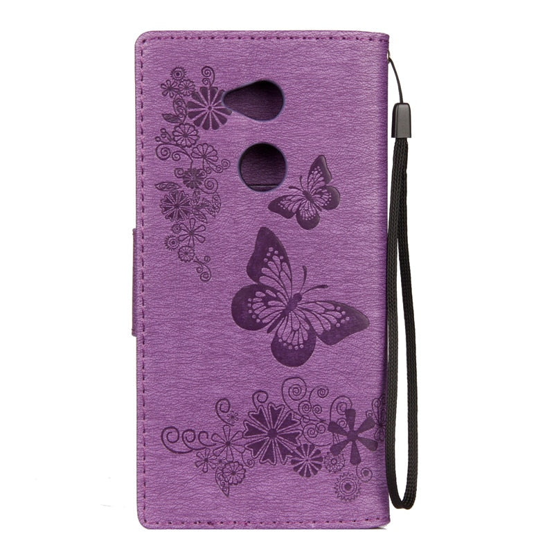 Deksel til Sony Xperia XA1 XA2 Ultra XZ2 XZ3 XZ1 Compact XZ Premium L1 E5 case cover Wallet Phone Bag Cases
