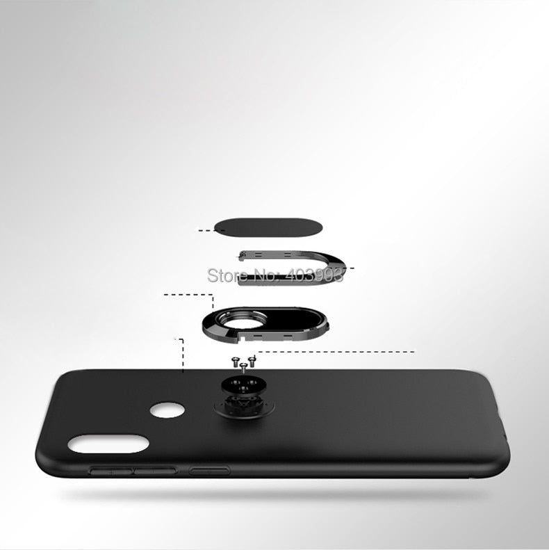 Deksel til Sony Xperia 1 IV Case Metal Ring Holder Magnetic Silicone Phone Cover On For Sony Xperia 1 5 10 II III Pro-I