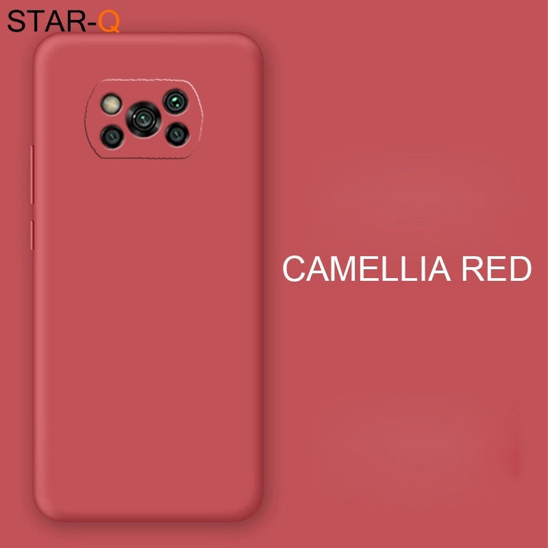 Deksel til Xiaomi Poco X3 Nfc M2 F2 Pro X2 global Original Soft Protective Back Covers deksel