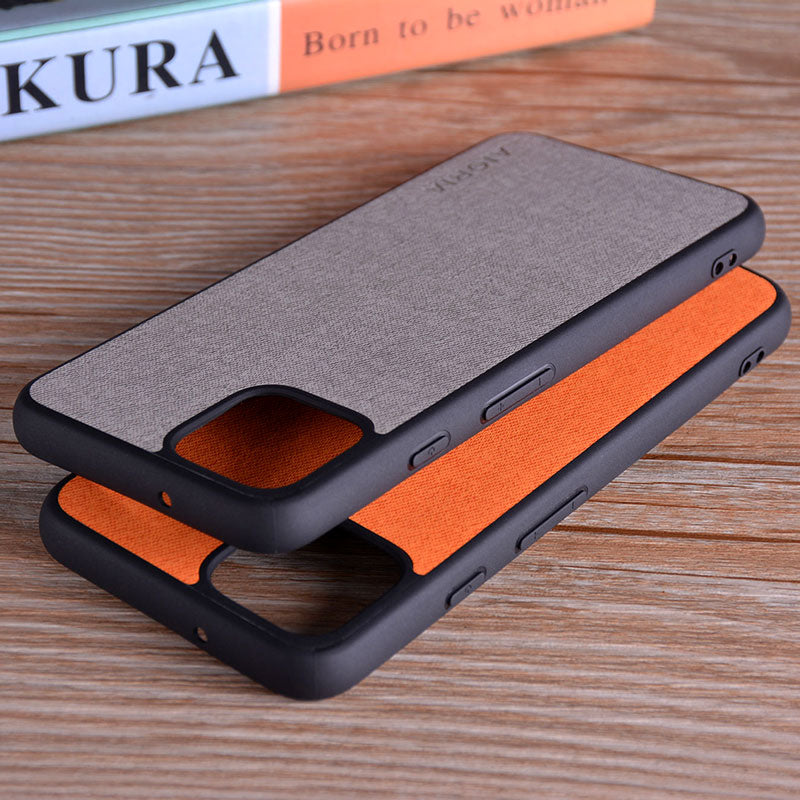 Deksel til Google Pixel 4 4 XL 5 coque Luxury textile Leather skin soft TPU hard phone cover for Google Pixel 4 4 XL case