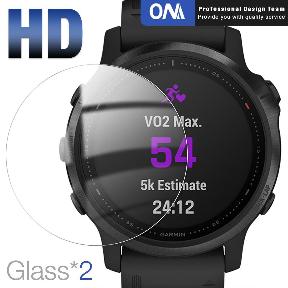 Deksel til Garmin Fenix 7 og Fenix 6 med herdet glass