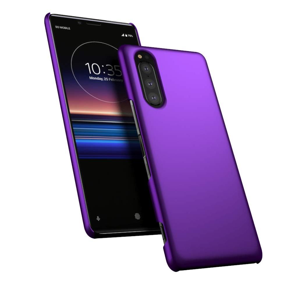 Deksel til Sony Xperia 5 Hard PC Back Phone Cover for Sony Xperia 5 Matte Candy Color J8210 J8270 J9210