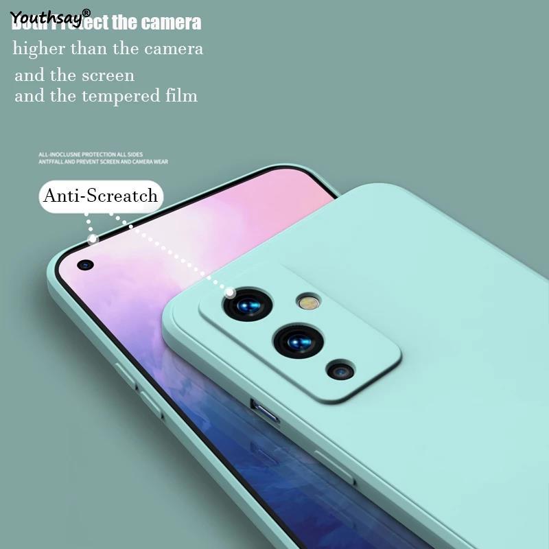 Deksel til Oneplus Nord 2 Case Oneplus Nord CE 2 Lite 9 10 Pro Cover Funda Original Liquid Silicone Soft Phone Bumper Oneplus Nord 2